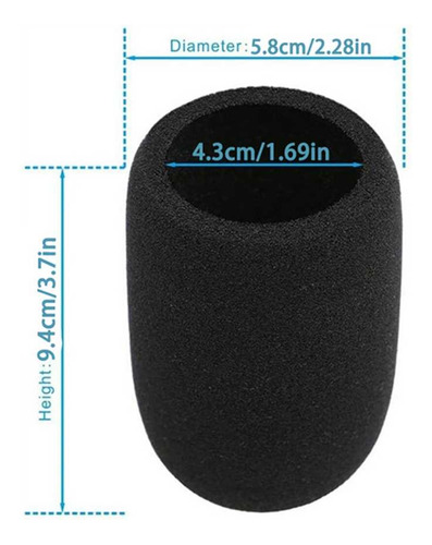 ~ 2 Protectores De Micrófono Para Audio-technica At2020
