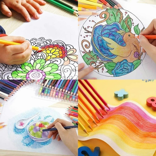 120 Colores Dibujo Aceitoso De Lápiz Pintura Fácil De Usar | Meses sin  intereses