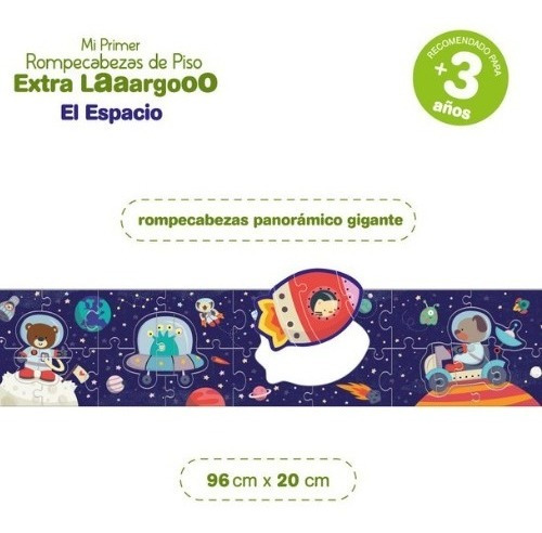 Imagen 9 de 12 de Oveja Negra Puzzle Extralargo El Espacio Colores En Fuga Kid