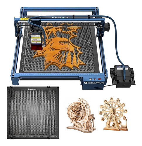 Grabador Láser Sculpfun S30 Pro Max Y Panel De Nido De Abeja