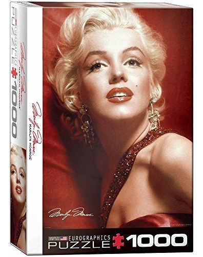 Eurographics Marilyn Monroe Red Portrait Por Sam Shaw Puzzle