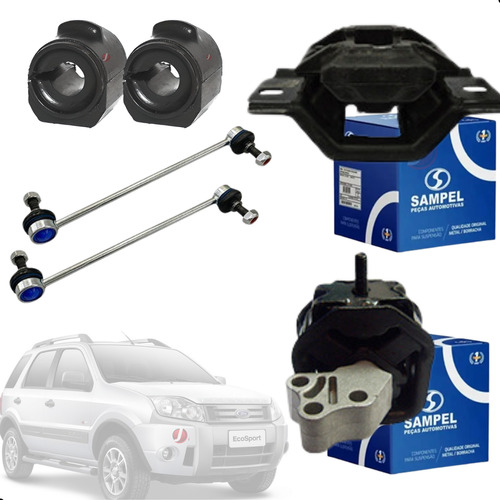 Kit Coxim Motor Cambio Ford Ecosport 1.6 8v 03 A 2012