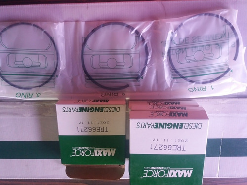 Imagen 2 de 3 de Anillos Re66271 Para Motores John Deere 4045 Retro 310g / J