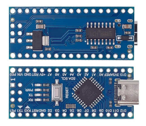 Arduino Nano V 3.0 Con Ch340, 16mhz, Tipo C, Compatible 