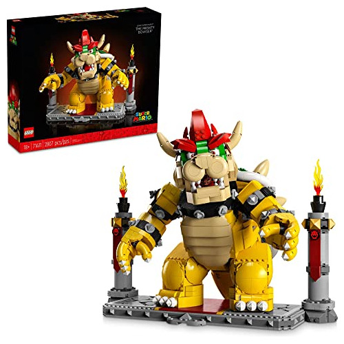 Lego Super Mario The Mighty Bowser 71411, King Of Koopas 3d