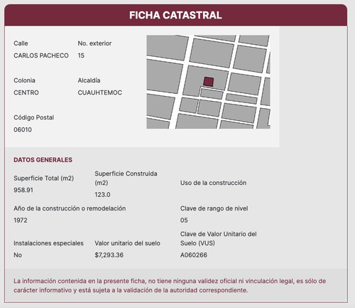 Venta Departamento C Carlos Pacheco Col. Centro, Cuauhtemoc, Cdmx/ Recuperacion Bancaria Laab2