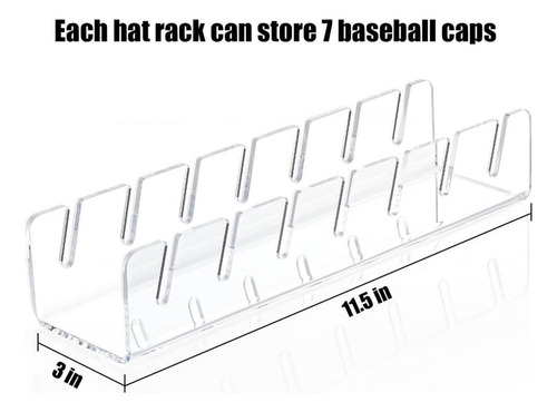 Soporte Organizador De Sombreros Para Gorras De Béisbol Sin