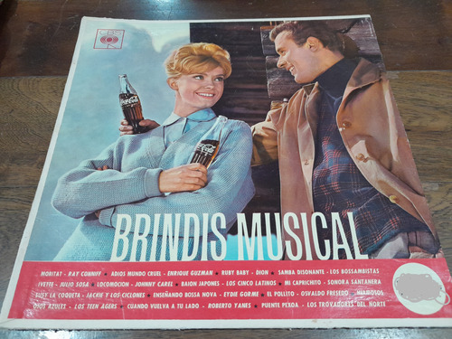 Vinilo - Brindis Musical - Julio Sosa/ Enrique Guzman - 1962