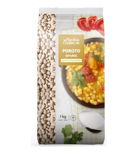 Porotos Español Nuestra Cocina Bolsa 1 Kg