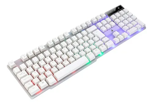 Teclado Gamer Rise Mode G1 Semi Mecânico Full Rgb Rainbow Rmtg01fw