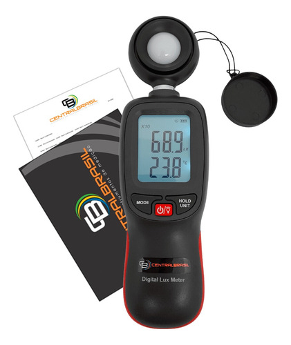 Luxímetro Digital 0-200.000 Lux Profissional Com Certificado