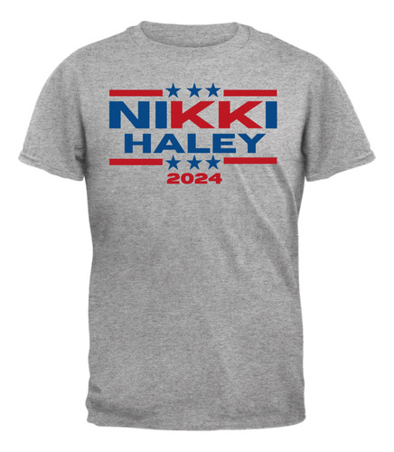 Elección 2024 Nikki Haley 2024 Triple Estrellas Camiseta Par