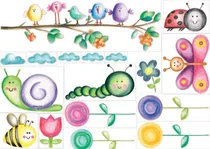 Comprar Vinilos Decorativos Mariposas Decoración Infantil Linda Wall