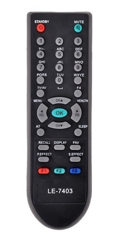 6 Controle Remoto Tv Philco Ph14e Ph21mss Ph29mss Super Slim