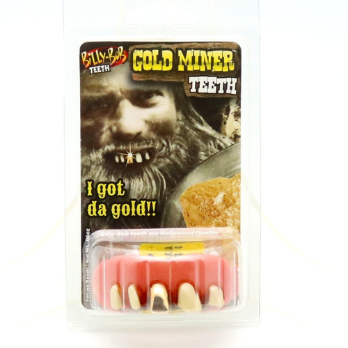 Dientes De Disfraz Gold Miner Teeth
