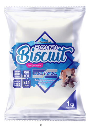 Polycol Massa De Biscuit Natural 1 Kg