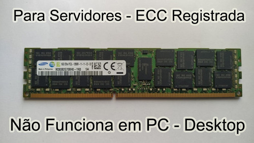 Pente Memória 16gb Ddr3 Ecc-12800r Para Server Dell Hp Ibm (Usado)