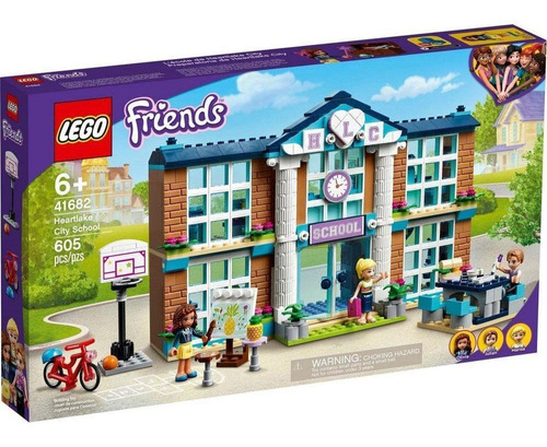 Brinquedo De Montar Lego Friends Escola De Heartlake City Quantidade de peças 605