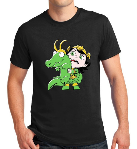 Playera Lokidrilo Y Loki Niño Varios Colores