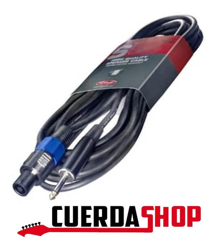 Imagen 2 de 3 de Cable Speakona Plug 1.5mm Stagg Ssp10sp15 X 10 Mts
