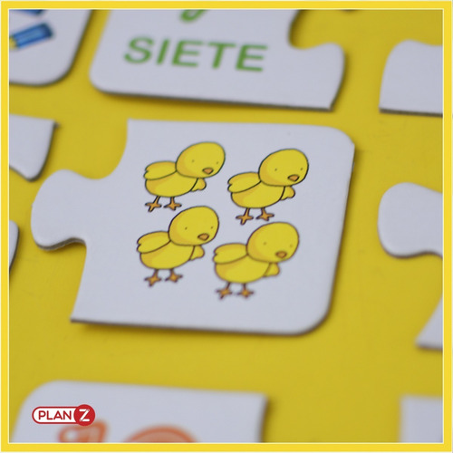 Imagen 4 de 9 de Juego Mesa Asociación Numeros Didacticos Infantil Niños