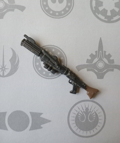 Star Wars Accesorio Rifle Clone Trooper Hasbro Loose 3.75 