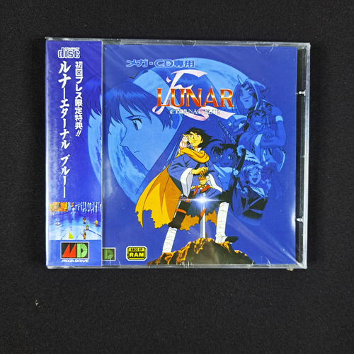 Lunar Eternal Blue Prensado Sega Cd Mega Drive - Faço 112