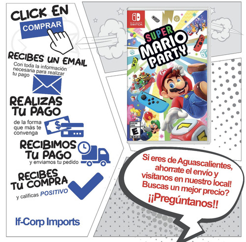 Imagen 4 de 4 de Super Mario Party Nintendo Switch