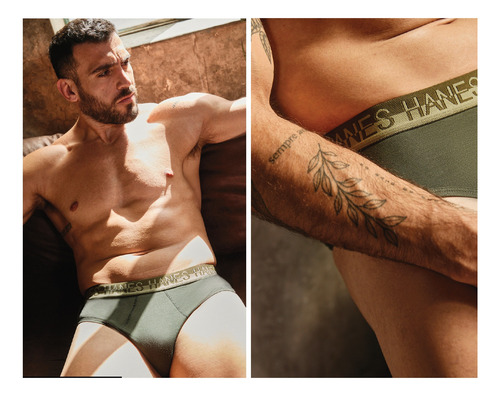 Slip Hanes Super Soft C/elatico Personalizado. Art. 6431