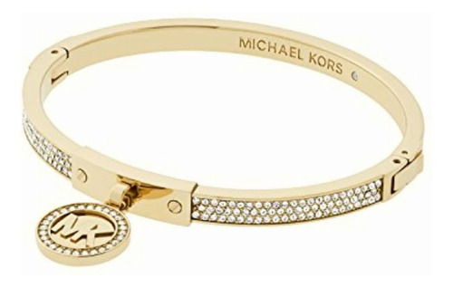 Michael Kors Oro Tone Fulton Hinge Bangle Bracelet