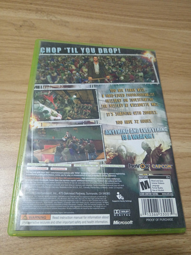 Dead Rising Xbox 360 (Usado)