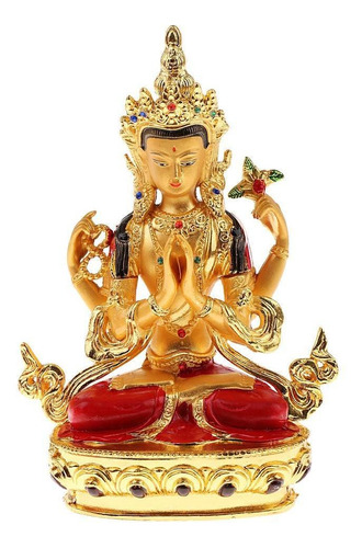 Avalokitesvara Estatua De Buda Tibetano Pequeña Decoración