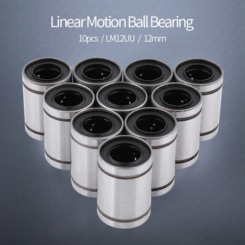 10 Bujes De Rodamiento De Bolas De Movimiento Lineal 12 Mm