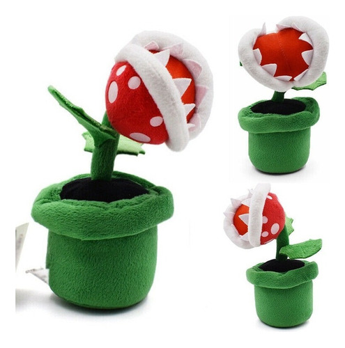 Muñeca De Peluche Con Planta Piraña De Super Mario Bros, Reg