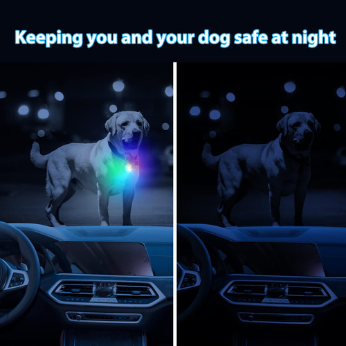 Luces Tipo Collar Para Perros Hmnysol, 4 Modos, Resistentes