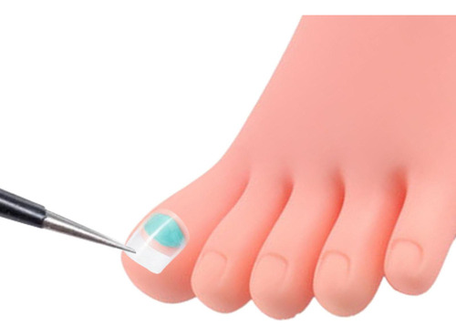 Z 3 El Modelo De Pie Falso Nail Art Training Izquierda