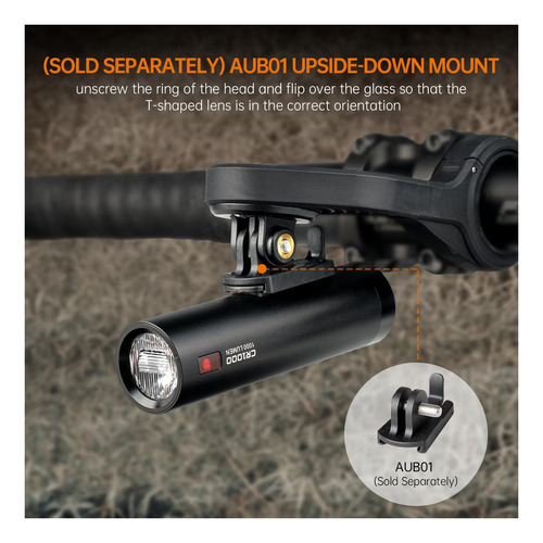 Ravemen Cr1000 Luz De Bicicleta 1000 Lúmenes Con Haz En De T