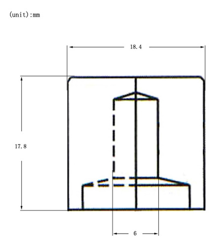 2 X 4 Uds Perilla De Control De Bajos Perilla De Volumen