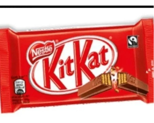 Chocolate Kit Kat Ao Leite Nestlé Caixa C/ 24 Unidades