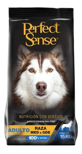 15kg Alimento Perro Perfect Sense Adulto Raza Med Grande