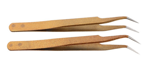Pinça De Extensão De Cílios De Aço Inoxidável Js-15