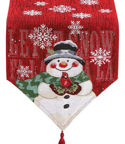 Mantel Navideño Decoración Navideña Mantel 35 Cm X 183 Cm