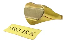 Comprar Anillos Oro Mujer 18 K Sello Oro Corazón Oro 2. Gr. Grabado