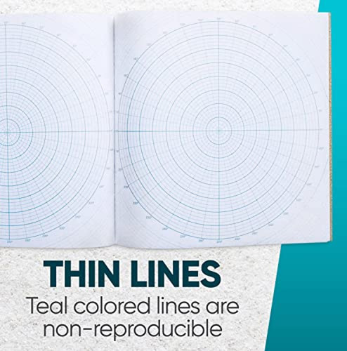 Koala Tools - Cuaderno De Bocetos De Cuadrícula Circular Con