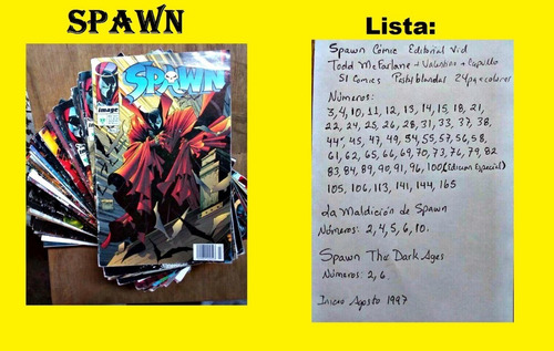 Spawn - Lote De 58 Cómics (Usado)