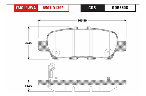 Balata Trasera Low Trw Infiniti Q40 2015