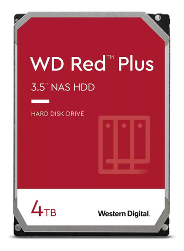 Western Digital 4tb Red Plus Nas Disco Duro Wd40efpx Tranza