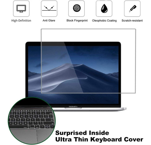 Pantalla Protectora Macbook Pro Model A1534 + Funda Teclado
