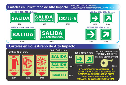 Cartel Señalizacion Botiquin De Auxilio 40x14 Cm