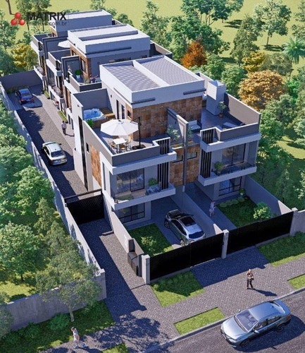 Imagem 9 de 14 de Sobrado À Venda, 174 M² Por R$ 695.000,00 - Hauer - Curitiba/pr - So2570